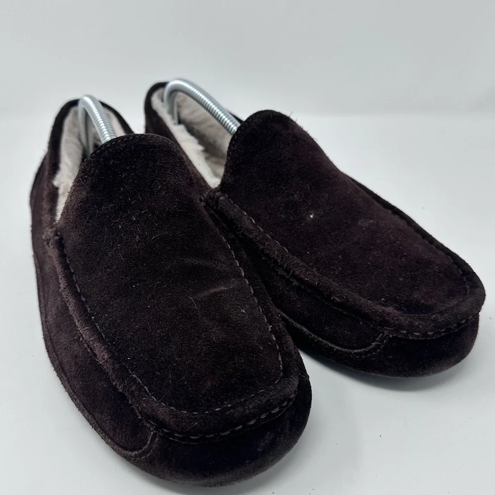 Men's UGG Brown Suede Loafers size 10